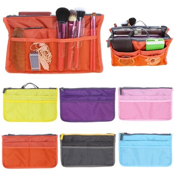 Lady's Cosmetic Storage Pouch Purse Large Liner Tidy Travel multi functional cosmetic bag in Bag