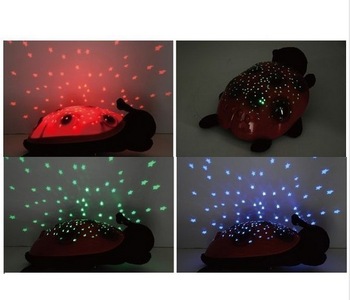 Ladybug Constellation LED Sleep Lamp Projector Night Light Stars Baby Toy