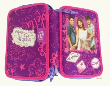 Lisa`s Help In China Violetta Colour Pen Pencil Bag School Bags