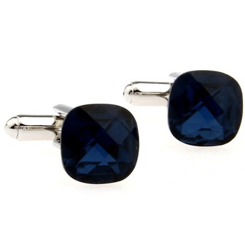 Luxury Blue Crystal  Cufflinks