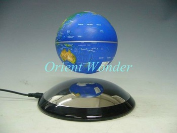 Magnetic levitation floating globe anti gravity world map suspending in the air, decoration gadget b