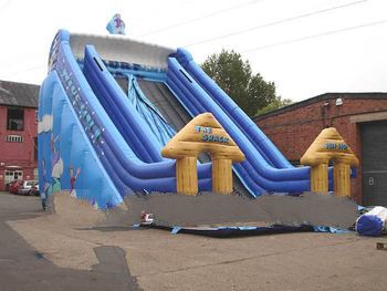 Manufacturers selling inflatable trampoline, inflatable castle,Blue slide