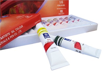 Memory Professional Artists' Oil Colour High quality 12ml Oil paints 18 colours/set