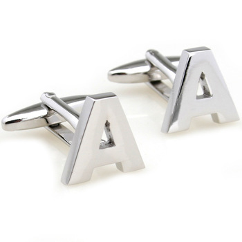 Mentheshop letter series a male cufflinks nail sleeve 170490