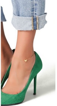 Min Order $18(Can Mix Item)Fashion delicate foot jewelry butterfly anklets