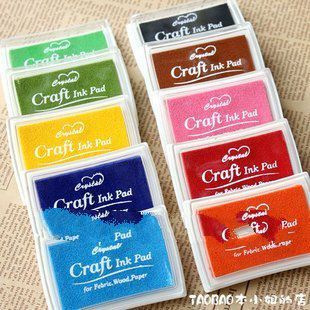 Min Order is $5, (1 Lot=2 Pcs) 15 Colors DIY Scrapbooking Max Seal Inkpad Stamps Sealing Decoration 