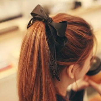 Min order is 10usd (mix order) 71E30 fashion sweet Wide ribbon big bowknot Hair bands jewelry  Free 