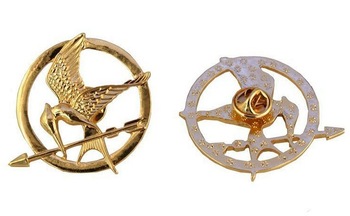 Min.order is $15 (mix order)-European And American Popular Hunger Games Ridicule Birds Brooch Factor