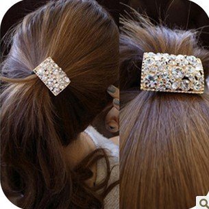 Min.order is $5 (mix order)Free Shipping, Delicate Crystal Hairband,Hollow Hair Ring, (OH0123)