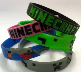 Minecraft Europe and the United States selling my world tCreeper silicone wristband wrist band bangl