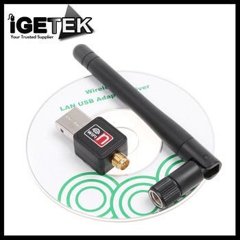 Mini 150M USB WiFi Wireless Network WI-FI Networking Card LAN Adapter with Antenna Computer Accessor