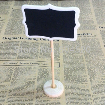 Mini chalkboards on the stick Place holder For Wedding Party Christmas Decorations Fedex Free Shippi