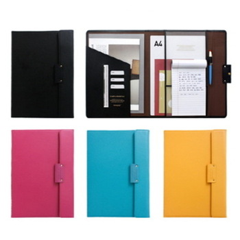 Monopoly leather commercial multifunctional a4 folder 4