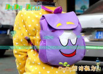 Mr Face Backpack 1pcs 10'' X9.1'' X 2.6'' Dora The Explorer Plush Shool Bag 