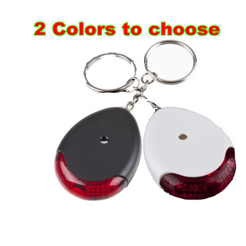 NEW LED Sound Control Lost Key Torch Finder Keyring Keychain Brand New