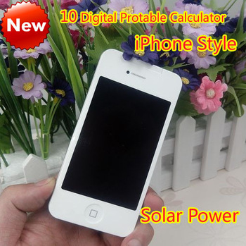 New Arrival, fashion calculator, Electronical protable calcultor, iphone style,  solar power, spy ca