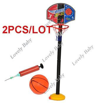New Baby portable adjustable Basketball Stands with Tie Pump Intellectual Children Outdoor and Indoo