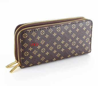 New Design Famous Brand Women PU Leather Wallet Ladies' Purse for Promotion Free shipping