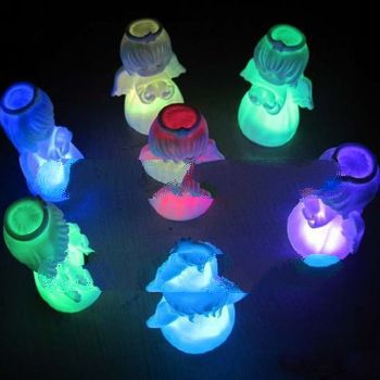 New Free Shipping 7 Colors Cute Angel Shap & Boys LED night light 630016