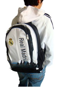 New Real Madrid polyester fiberic football  fansshoulder bags,soccer backpack sport bags,free shippi