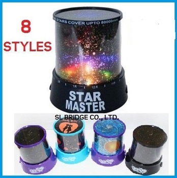 New arrival LED Star Master Light Star Projector Led Night Light,project lamp,with retail package   