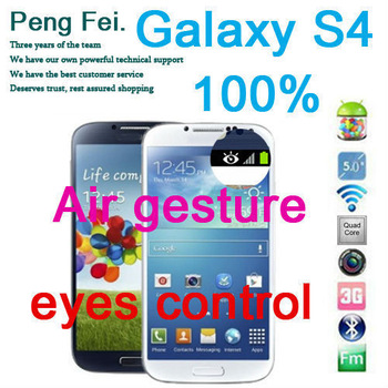 Real 1:1 5' s4 galaxies phone Android 4.2.2 jelly bean I9500 phone MTK6589t Quad core 1GB ram 12