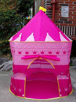 Retail Prince and Princess Palace Castle Children Playing Indoor Outdoor Toy Tent