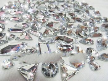 free shipment,wedding dress crystal rhinesotnes,100pcs/lot,10 different styles beads mix,sew on deco