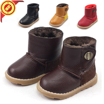 free shipping 2013 new Autumn winter kids snow boots boy and girl waterproof cotton shoes baby shoes