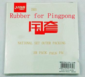 free shipping DHS table tennis rubber adhesive hurricane 3  kuangbiao 3 pimples in with sponge Chine