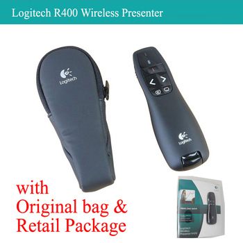 free shipping R400 wireless presenter RC laser pointer PPT LED red laser, laser pen. with original r