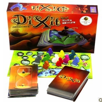 free shipping china version dixit 168 cards 1+2 table card game mtg board games