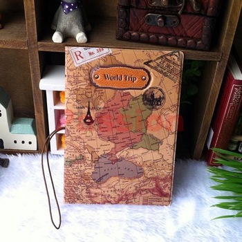 new European map travel abroad bag passport holder Passport Case ID card case