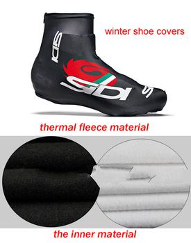 thermal fleece material special winter cycling shoes cover cycling 2013 black sidi all in stock free
