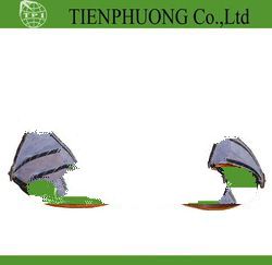 Bamboo product with net, bamboo handicraft basket