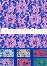 Rigid All-Over Raschell Lace 0301 Bright