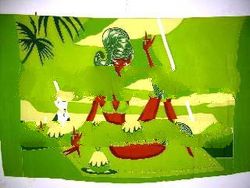 Sarong Hand Painting