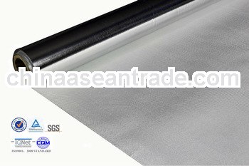0.2mm thermal insulation flame retardant cloth with 10 micron aluminum foil