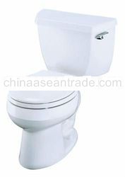 Kohler K-3577-RA-0 Wellworth 1.28gpf Round-Front Toilet