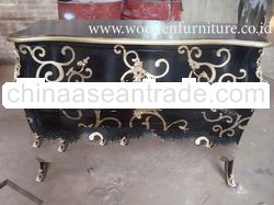Chest of Drawers Painted Antique Reproduction Commode European Home Furniture Bed Room French Style