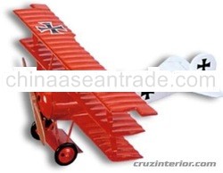 Fokker Dr 1 airplane wood model