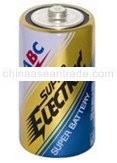 Carbon Zinc Battery R20-D(super electric)