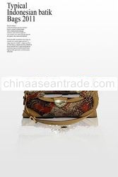 Genuine Leather Typical Indonesian Batik Bags 2011