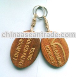 Wooden key chain
