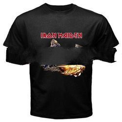 New Tee T-Shirt With "IRON MAIDEN" Image