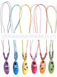 High Quality Airbrush Surfboard Painted Wood Necklace