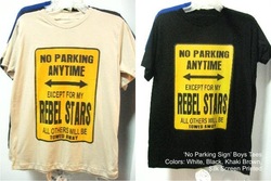 TOWED AWAY SIGN tees