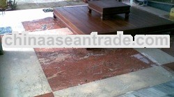LANTAI MARMER WARNA MERAH ( MARBLE FLOOR )