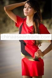 New design fashion beach dress, Bali Elegant Fascinated Unique Color Combination Woman Dress