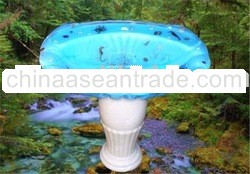 Jasmine pedestal wash basin